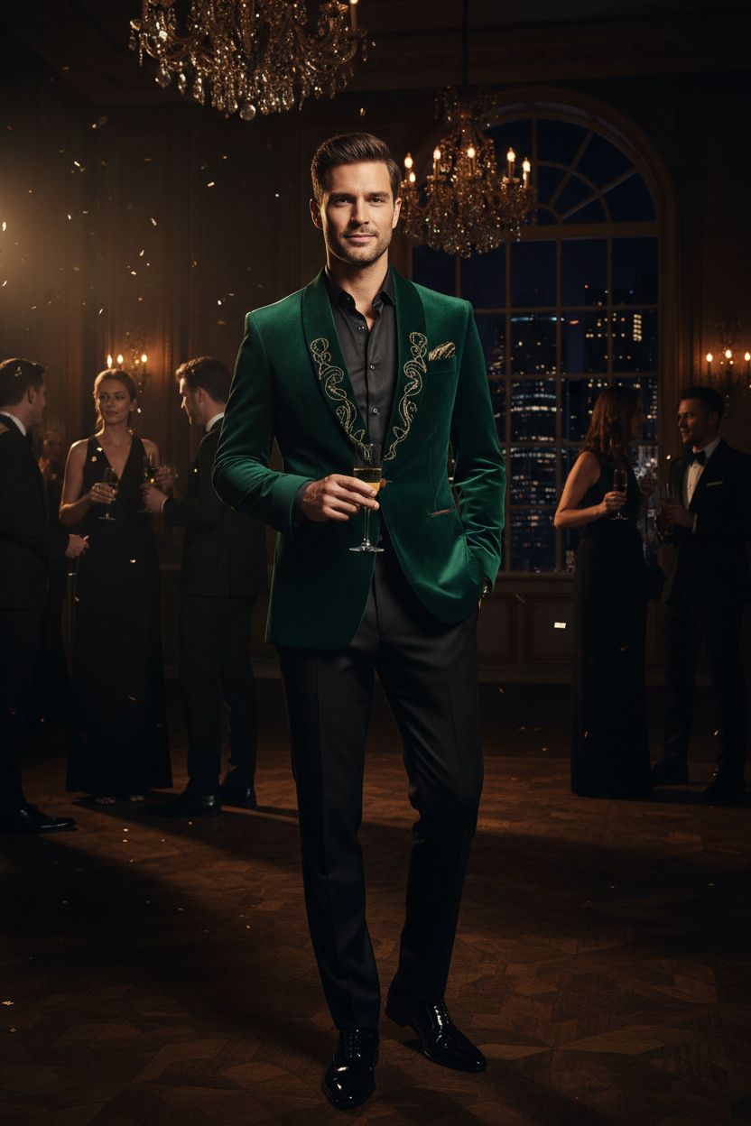 The Velvet Noir Blazer