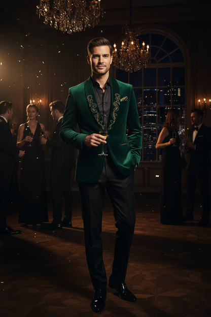 The Velvet Noir Blazer
